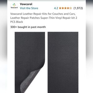 Black Leather Repair Patches